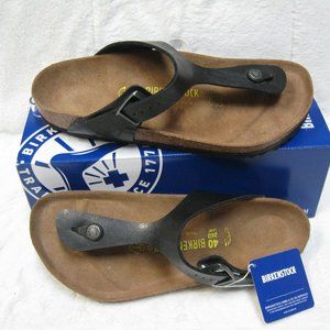 Birkenstock GIZEH Graceful Licorice Birko Flor 40 R US W 9 M 7